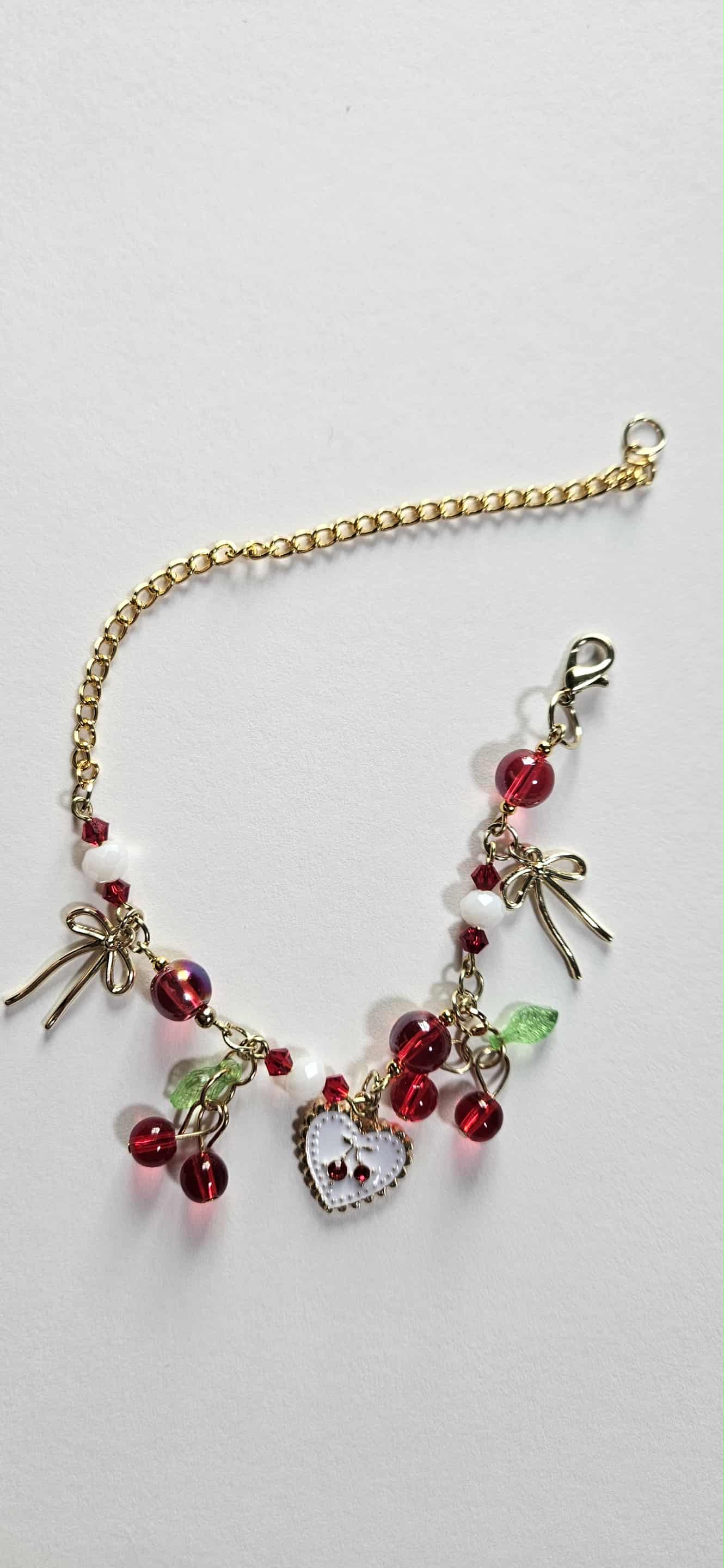 Cherries, cherries, cherries! And gold-plated.