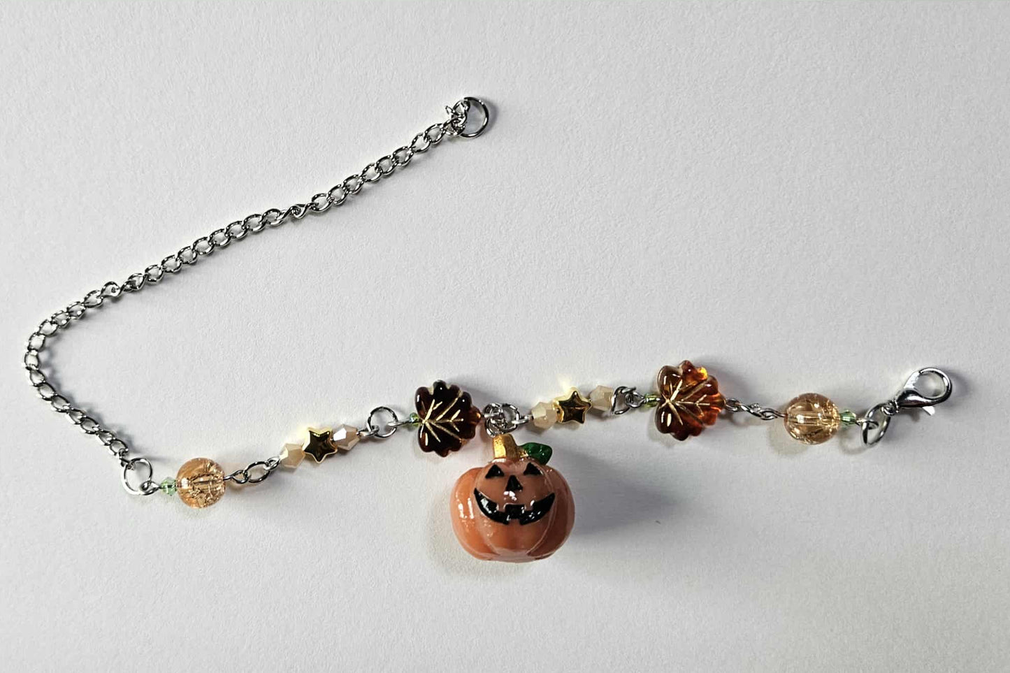 Silver plated Halloween Charm Bracelet!